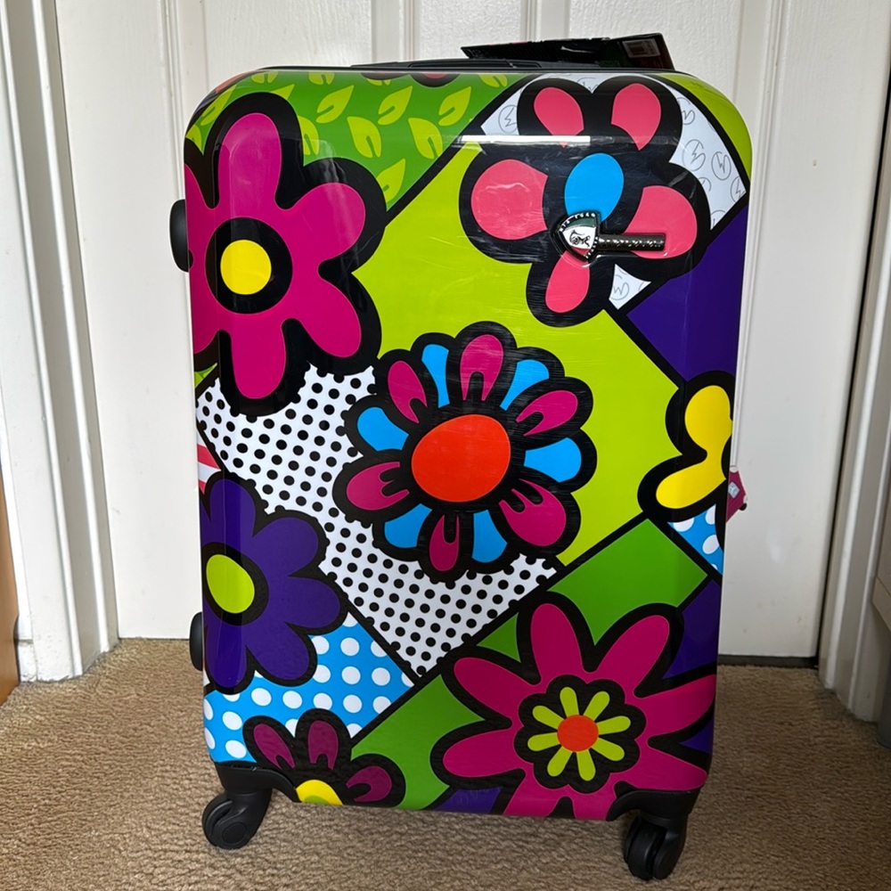 COPY - NWT Mia Toro Signature Suitcase. New